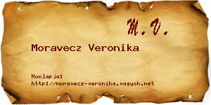 Moravecz Veronika névjegykártya